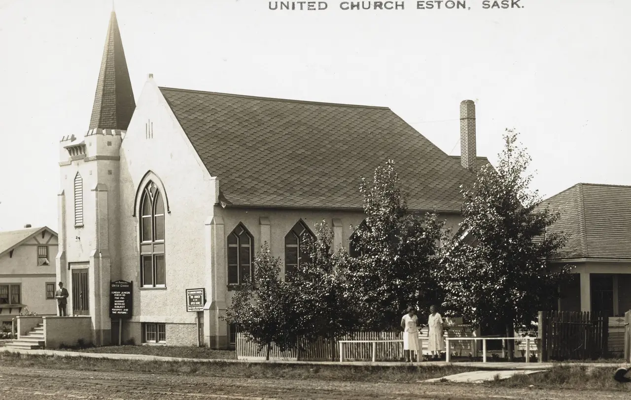 United Church, Eston, about 1930
